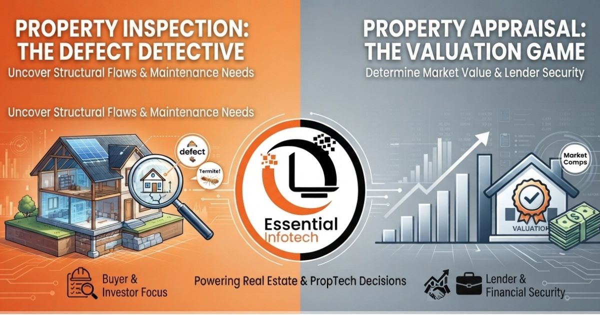 Property Inspection vs. Property Appraisal: What’s the Real Difference?